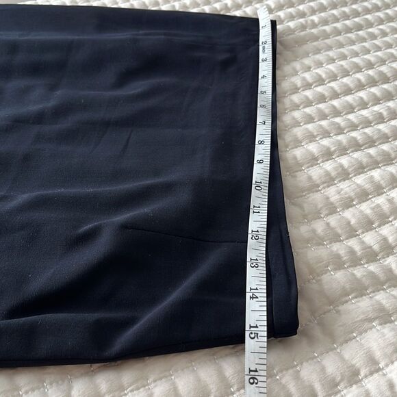 MaxMara Navy‎ Blue Pencil Skirt Size 10 - Picture 8 of 9